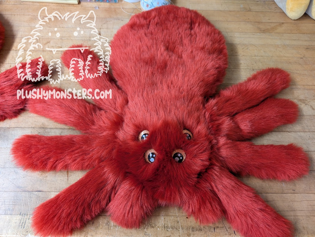 Scarlet with Penny Copper Eyes! - Weighted Pancake Spider