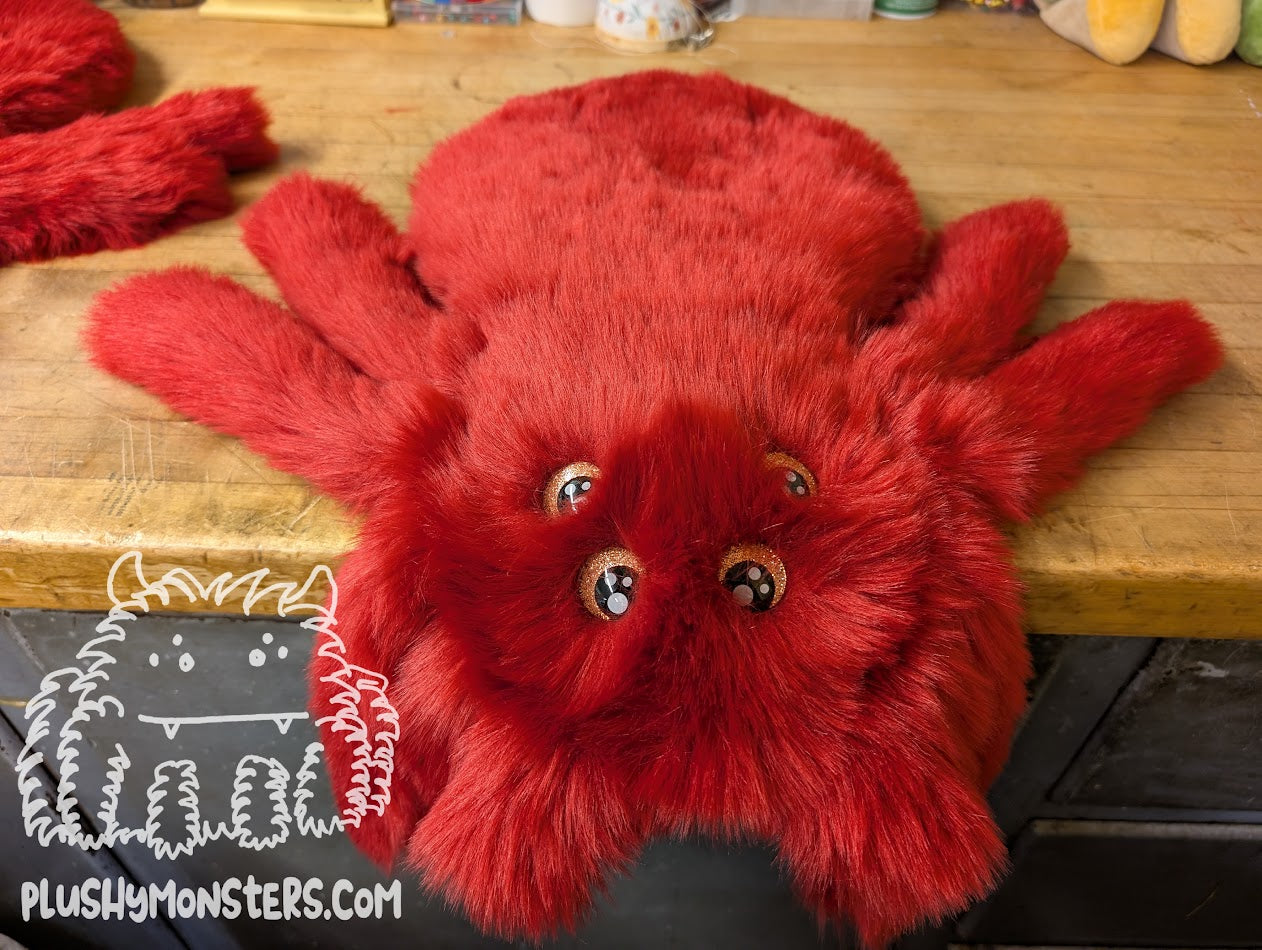 Scarlet with Penny Copper Eyes! - Weighted Pancake Spider