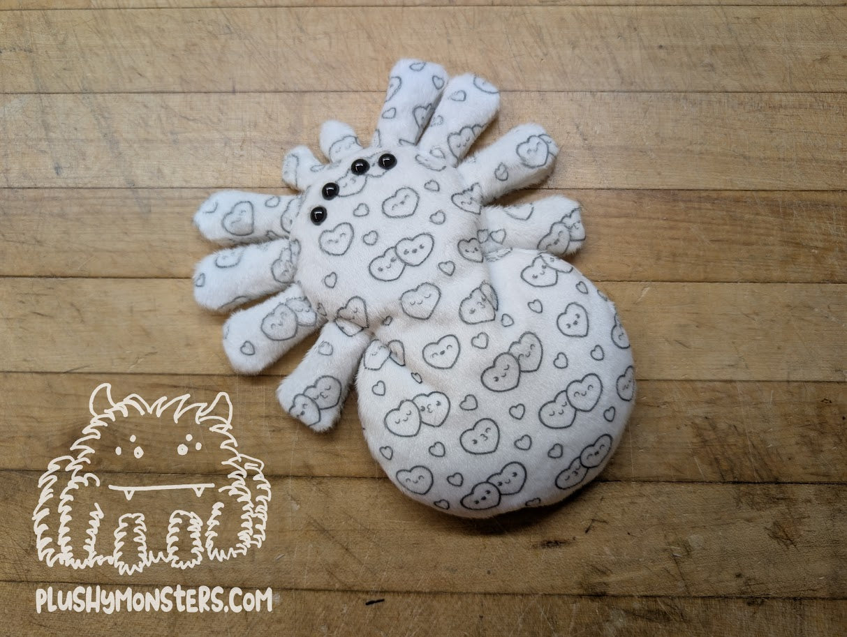 Black and White Hearts and Stars Spiderlings!