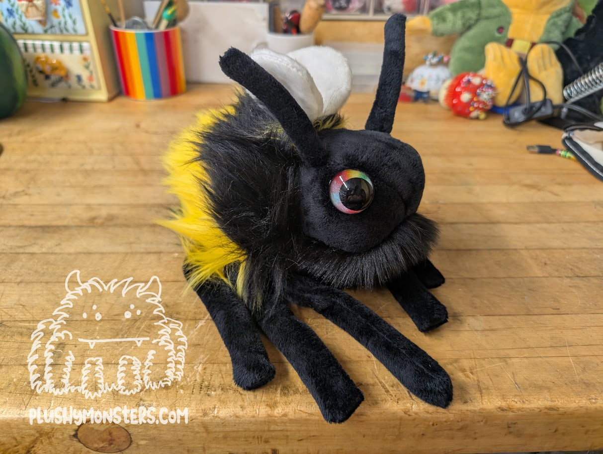 Big Hobo Bumble! With Glittery Rainbow Eyes! For Joe! - Big Hobo Tick in Disguise