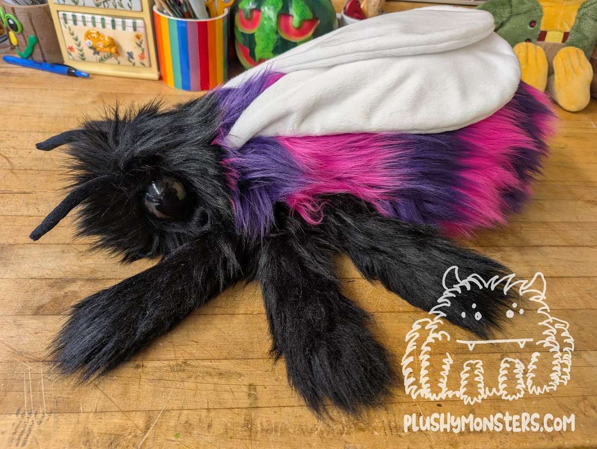 Beeatrice Black! The Actual Bee! - Weighted Bumblebee Plushy