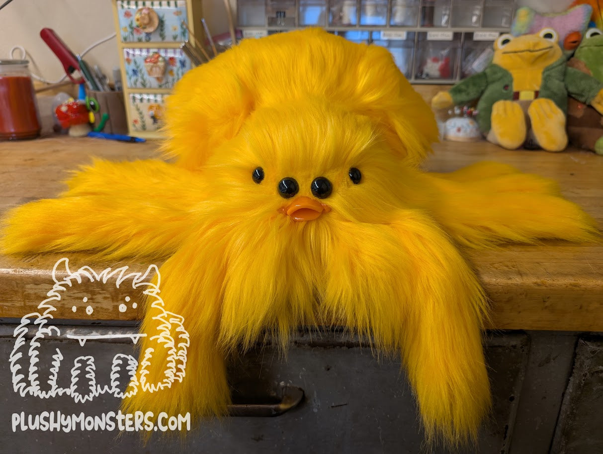 Lil' Yeller Ducky! Duck Spider in Disguise! - Weighted Lil' Guy