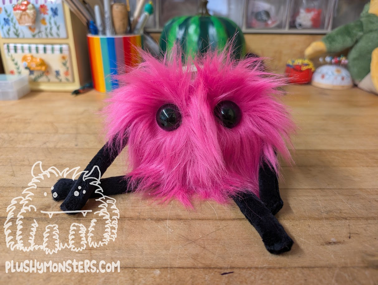 Pink Little Lovey! - Heart Monster