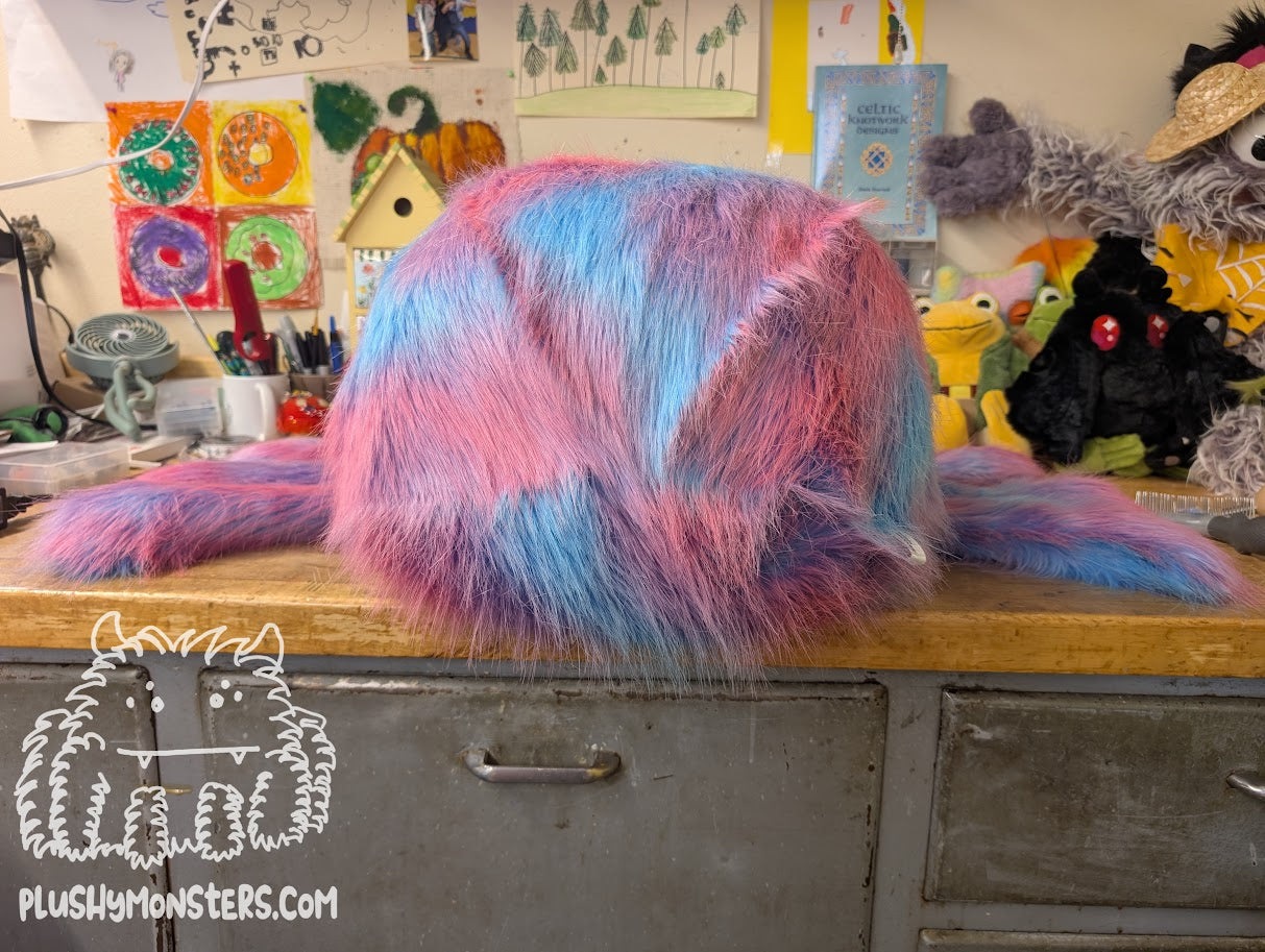 Big Cotton Candy! With Oversized Eyes! - Weighted Big'n