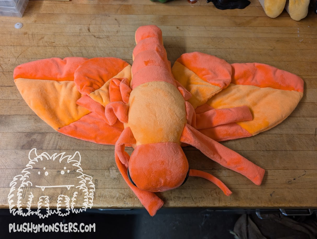 Shrimp! - Weighted Moth Plushy