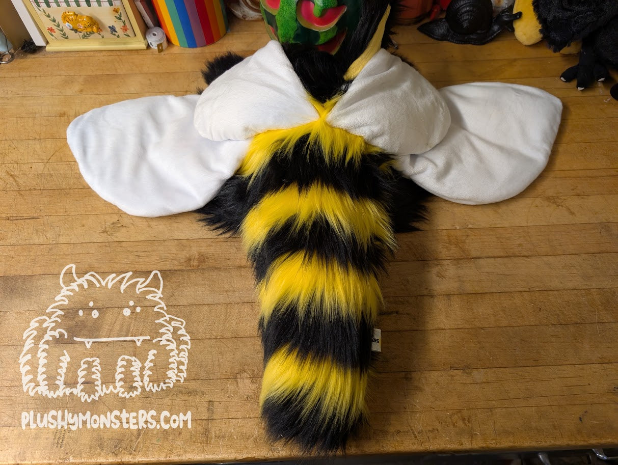 Bombur! - Weighted Bumblebee Moth Plushy
