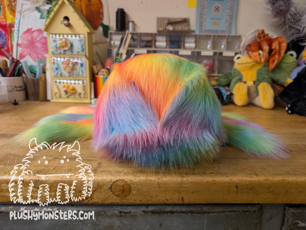 Lil' Rainbow Wave with Oversized Eyes! For Emma! - Weighted Lil' Guy