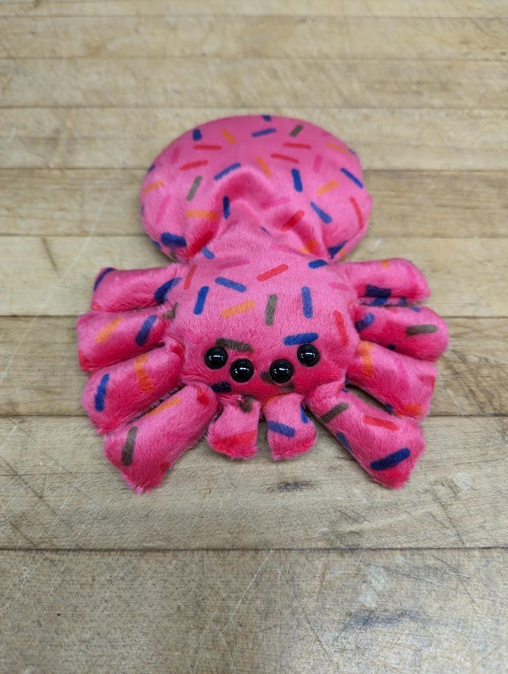 Strawberry Confetti Spiderling Plushie - Weighted