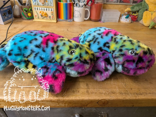 Rainbow Leopard with Clear Iris Eyes! - Splat