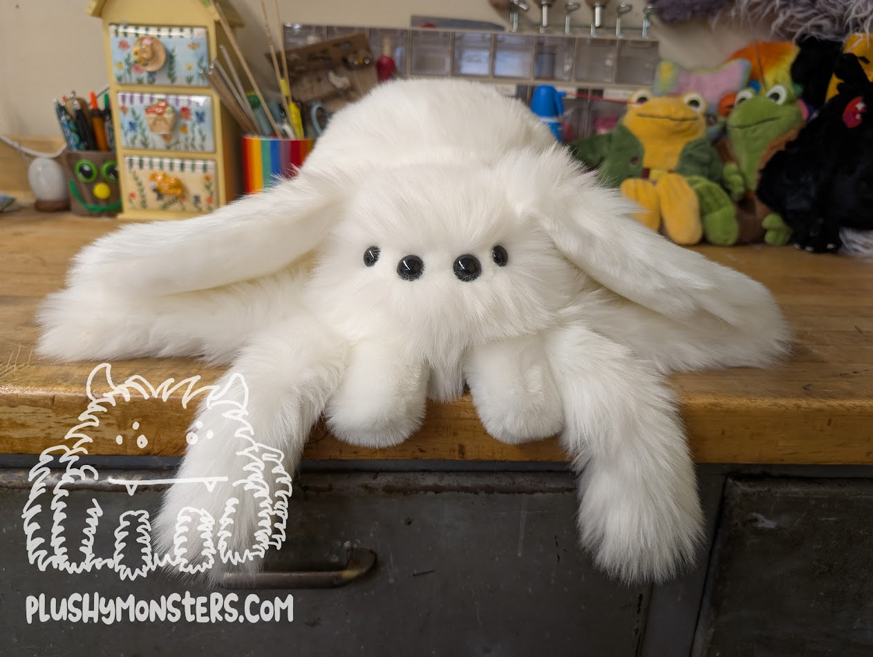 Lil' White Rabbit, Spider in Disguise! - Weighted Lil' Guy