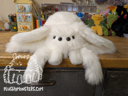 Lil' White Rabbit, Spider in Disguise! - Weighted Lil' Guy