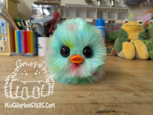 Minty, Blue, Yellow, and Red EasterDoodle! - Easter Egg Duckbill Scrappy