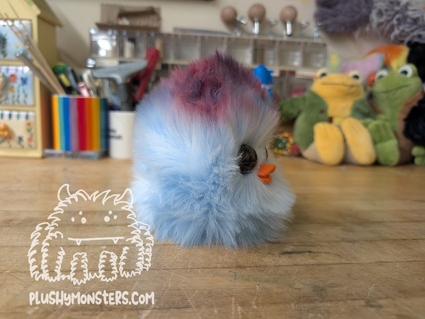 Blue and Maroon EasterDoodle! - Easter Egg Duckbill Scrappy