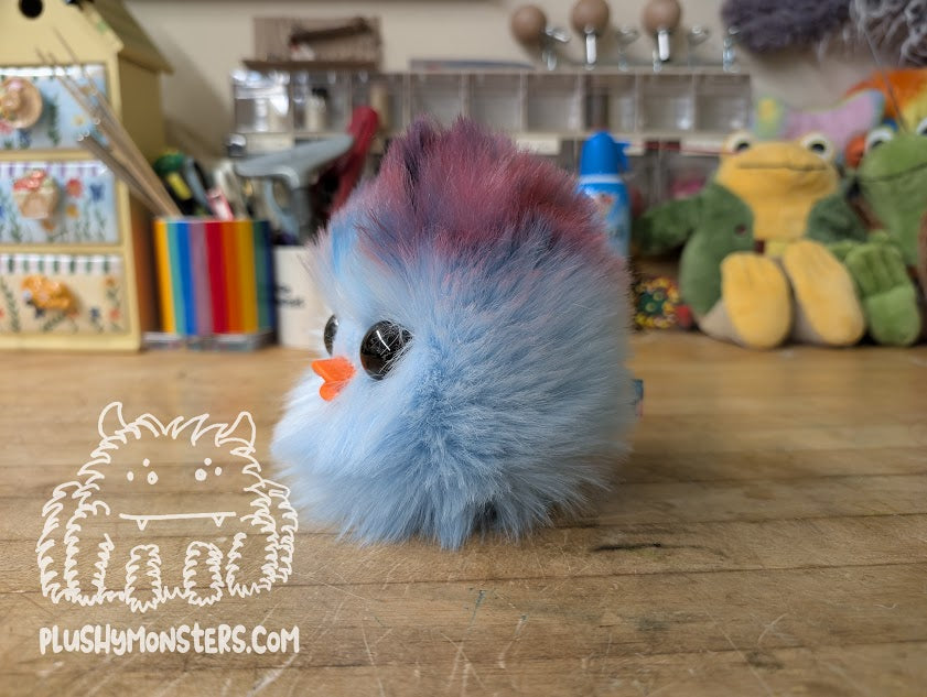 Blue and Maroon EasterDoodle! - Easter Egg Duckbill Scrappy