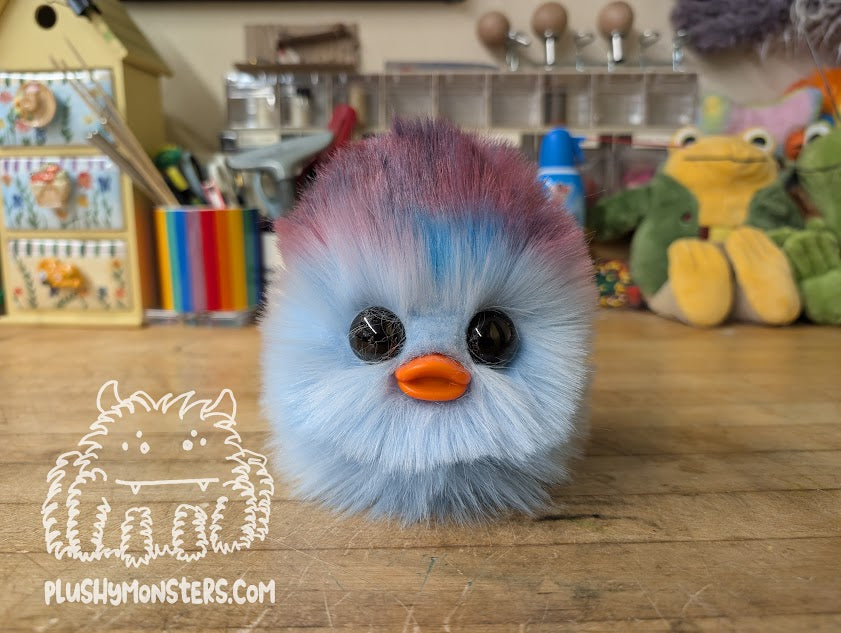 Blue and Maroon EasterDoodle! - Easter Egg Duckbill Scrappy