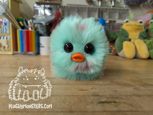 Minty and Purple EasterDoodle! - Easter Egg Duckbill Scrappy