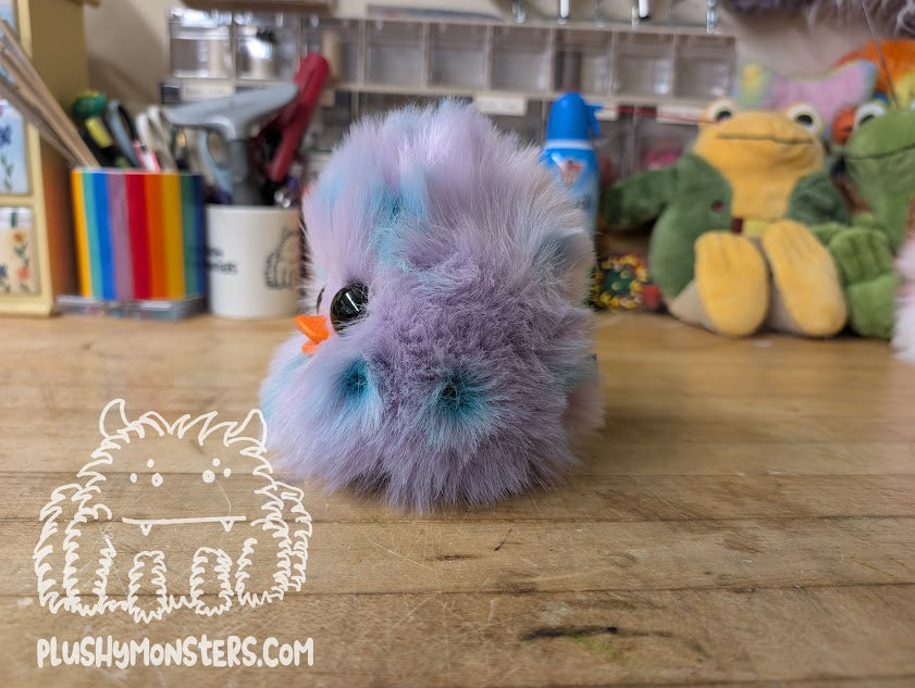 Lavender and Turquoise EasterDoodle! - Easter Egg Duckbill Scrappy