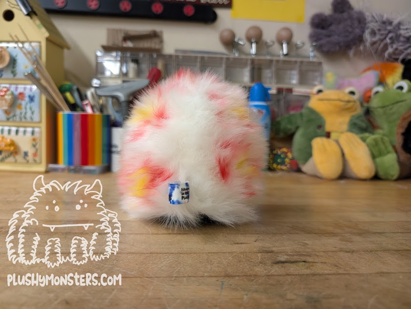 White Yellow and Red EasterDoodle! - Easter Egg Duckbill Scrappy