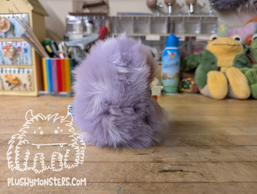 Lavender and Maroon EasterDoodle! - Easter Egg Duckbill Scrappy