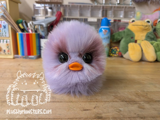 Lavender and Maroon EasterDoodle! - Easter Egg Duckbill Scrappy
