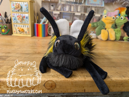 Big Hobo Bumble! With Blue and Pink Sparkly Eyes! - Big Hobo Tick in Disguise