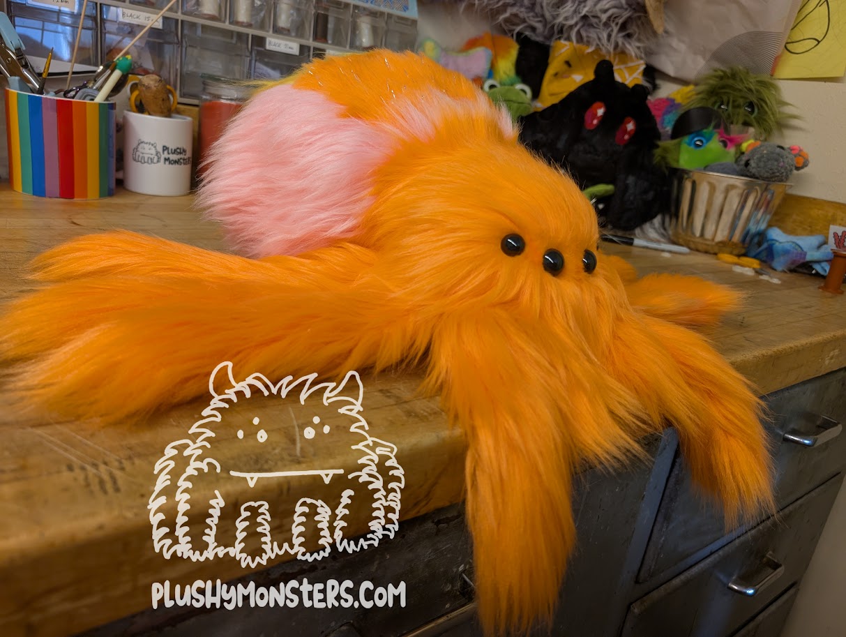 Lil' Orange Partial Patches! - Weighted Lil' Guy