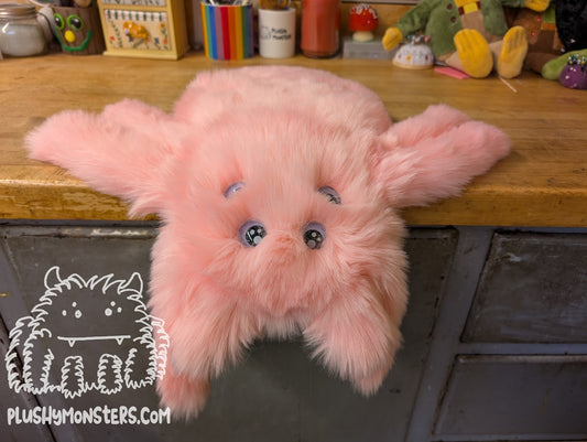 Pink Lemonade with Lilac Kawaii Eyes! - Weighted Pancake Spider