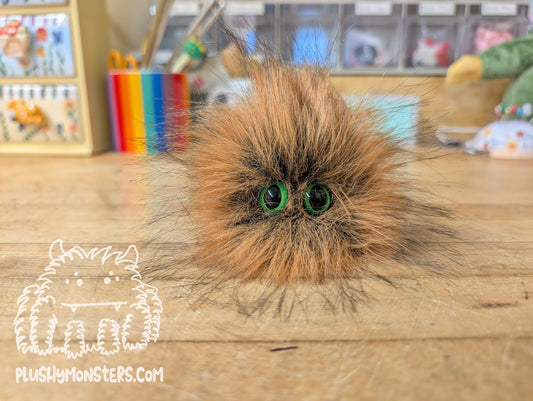 Sassafras Tiny Boi with Green Slit Pupil Eyes!