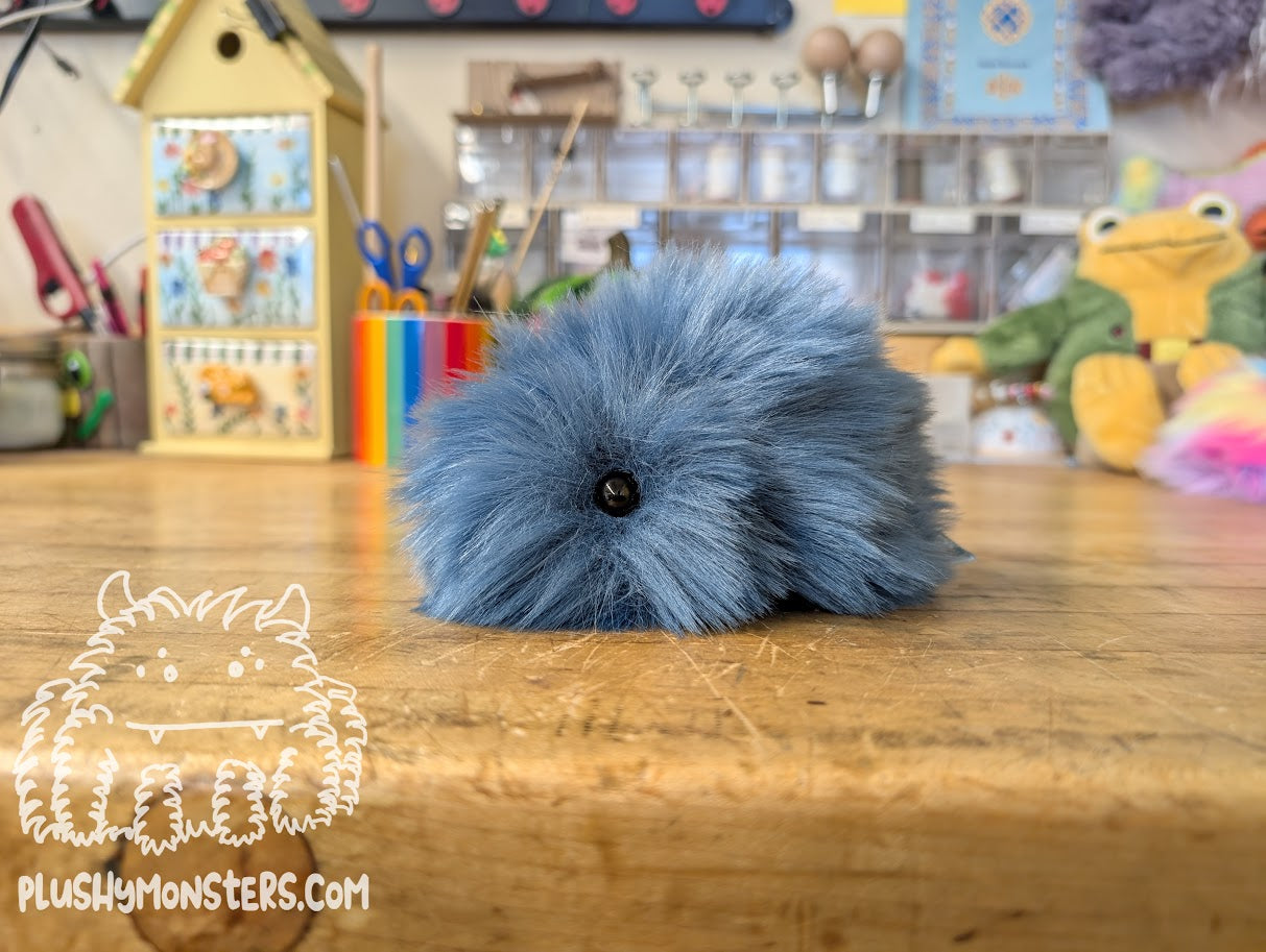 Denim Pill Bug! - Weighted Pill Bug