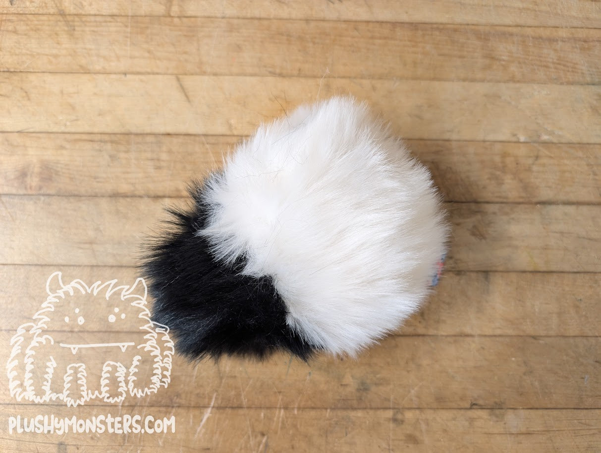 Black and White Pill Bug! - Weighted Pill Bug