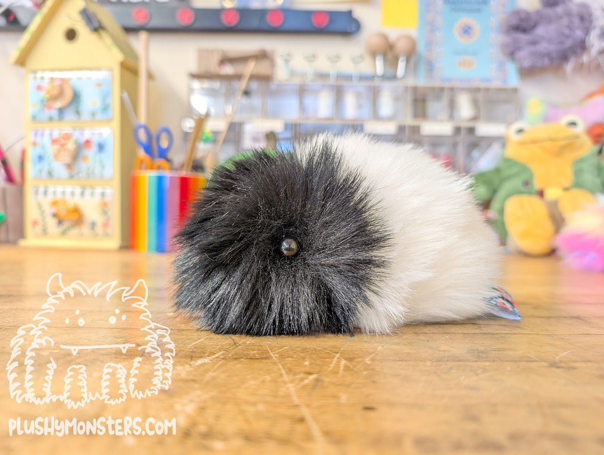 Black and White Pill Bug! - Weighted Pill Bug