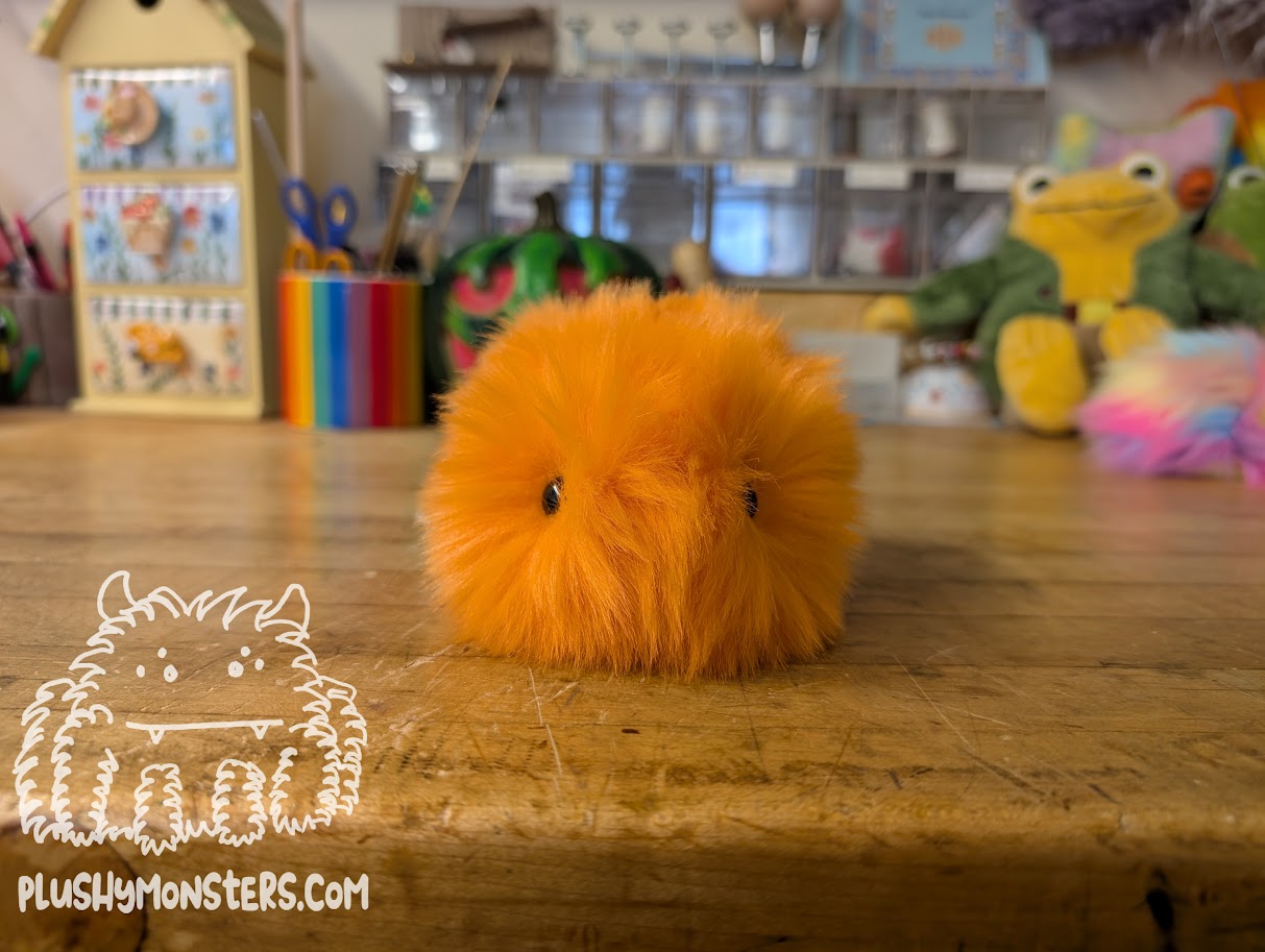 Orange Pill Bug! - Weighted Pill Bug