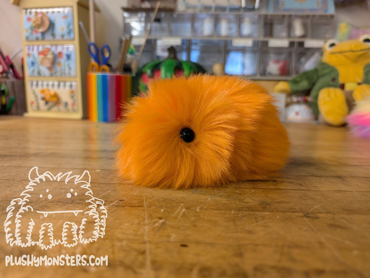 Orange Pill Bug! - Weighted Pill Bug