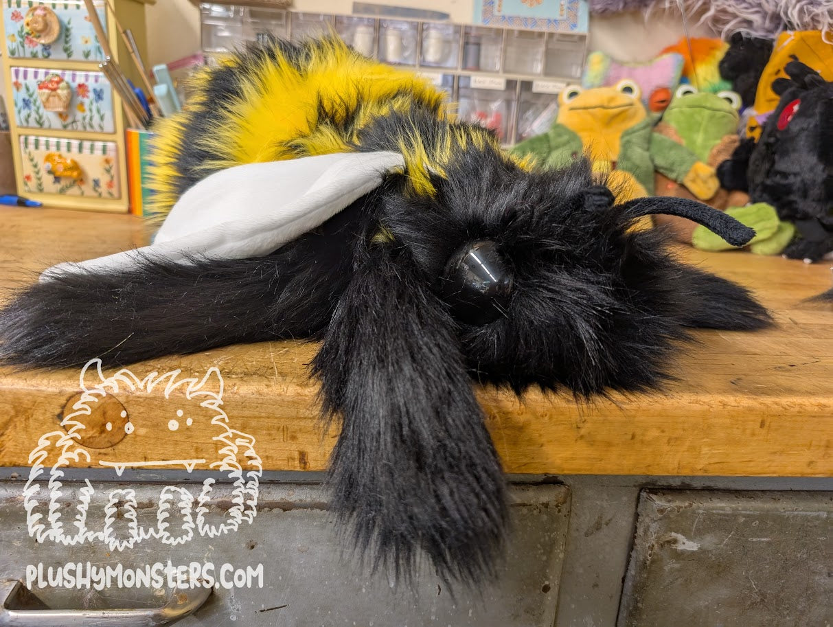 Herman, the Original Actual Bee! - Weighted Bumblebee Plushy