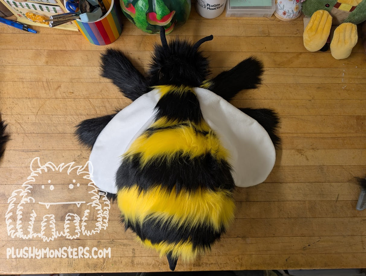 Herman, the Original Actual Bee! - Weighted Bumblebee Plushy