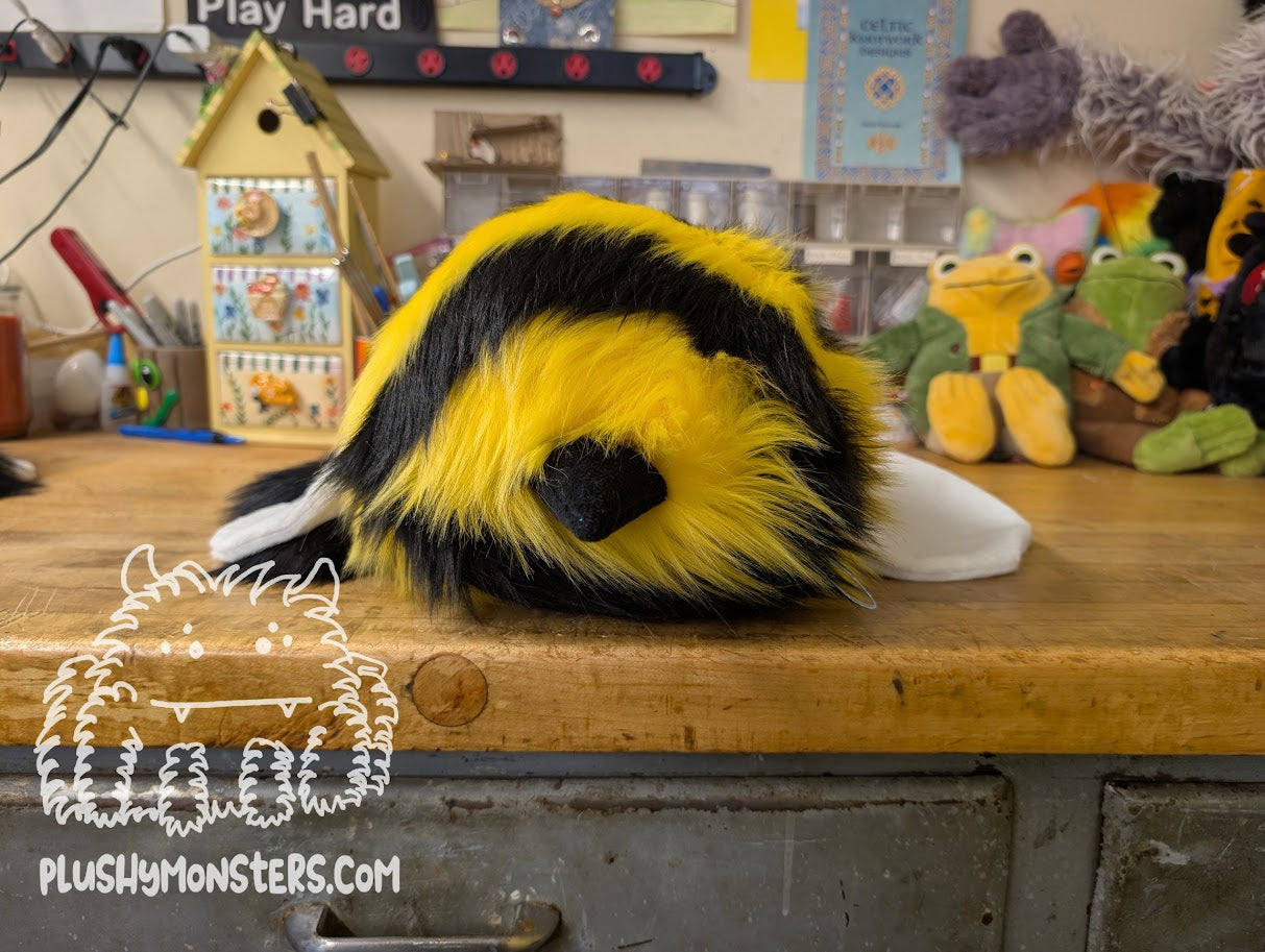 Herman, the Original Actual Bee! - Weighted Bumblebee Plushy