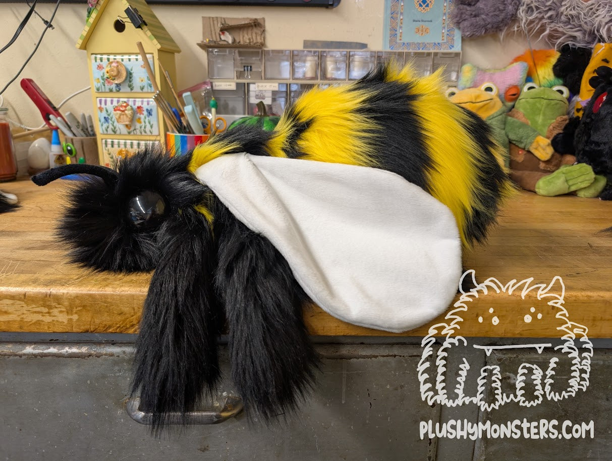 Herman, the Original Actual Bee! - Weighted Bumblebee Plushy