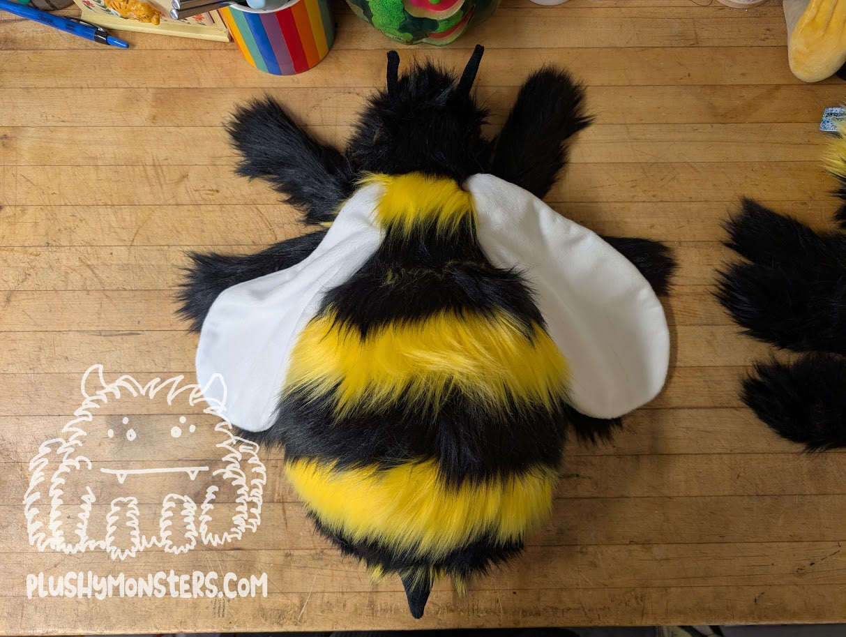 Herman, the Original Actual Bee! - Weighted Bumblebee Plushy