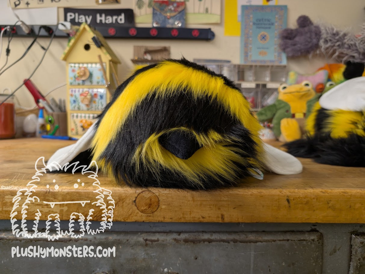 Herman, the Original Actual Bee! - Weighted Bumblebee Plushy