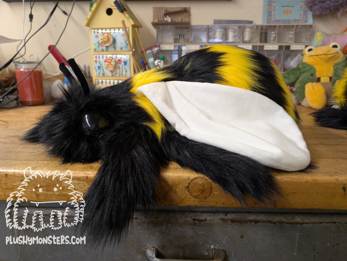 Herman, the Original Actual Bee! - Weighted Bumblebee Plushy