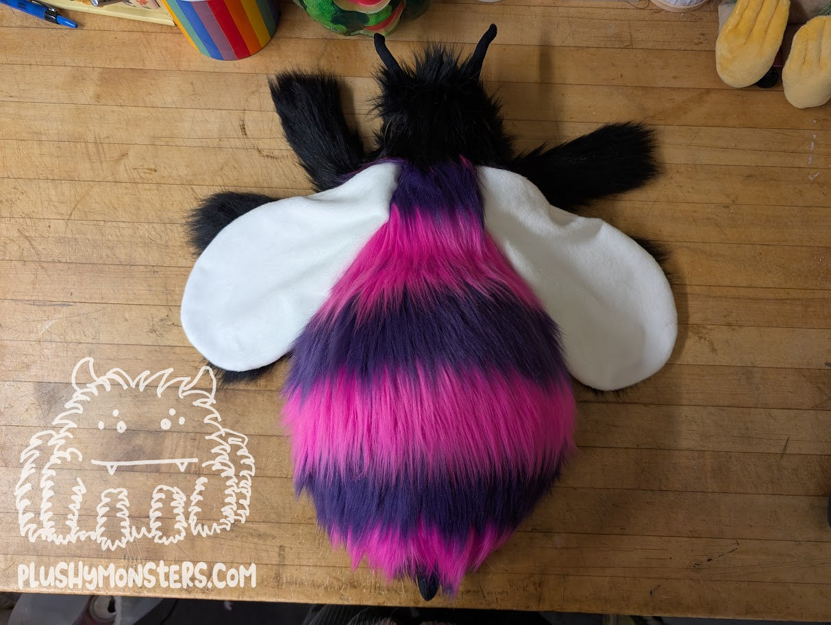 Beeatrice Black! The Actual Bee! - Weighted Bumblebee Plushy