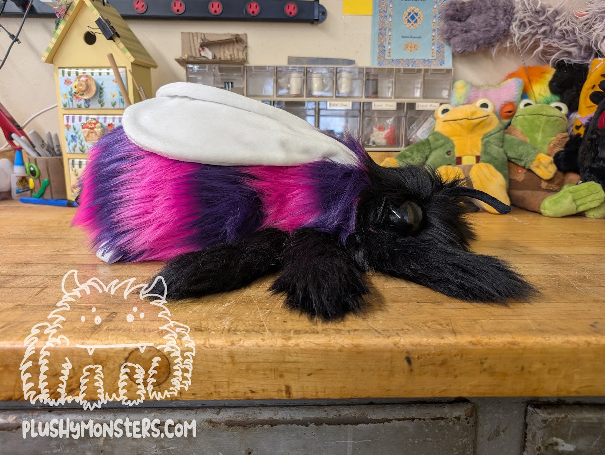 Beeatrice Black! The Actual Bee! - Weighted Bumblebee Plushy