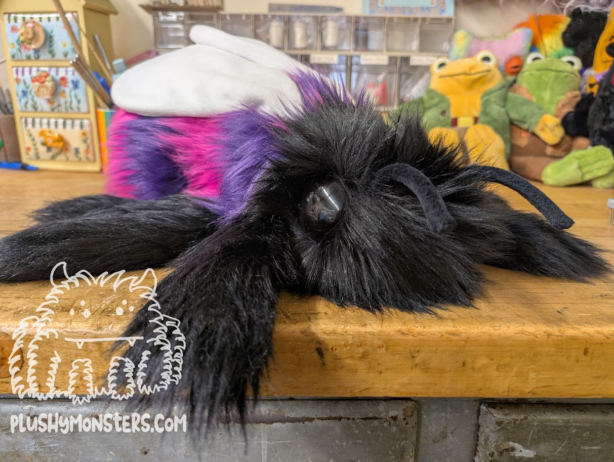 Beeatrice Black! The Actual Bee! - Weighted Bumblebee Plushy