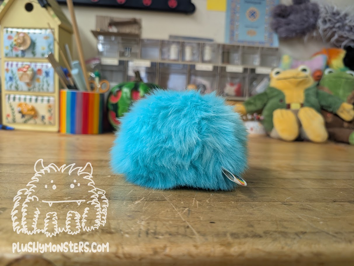Teal Shelly Pill Bug! - Weighted Pill Bug
