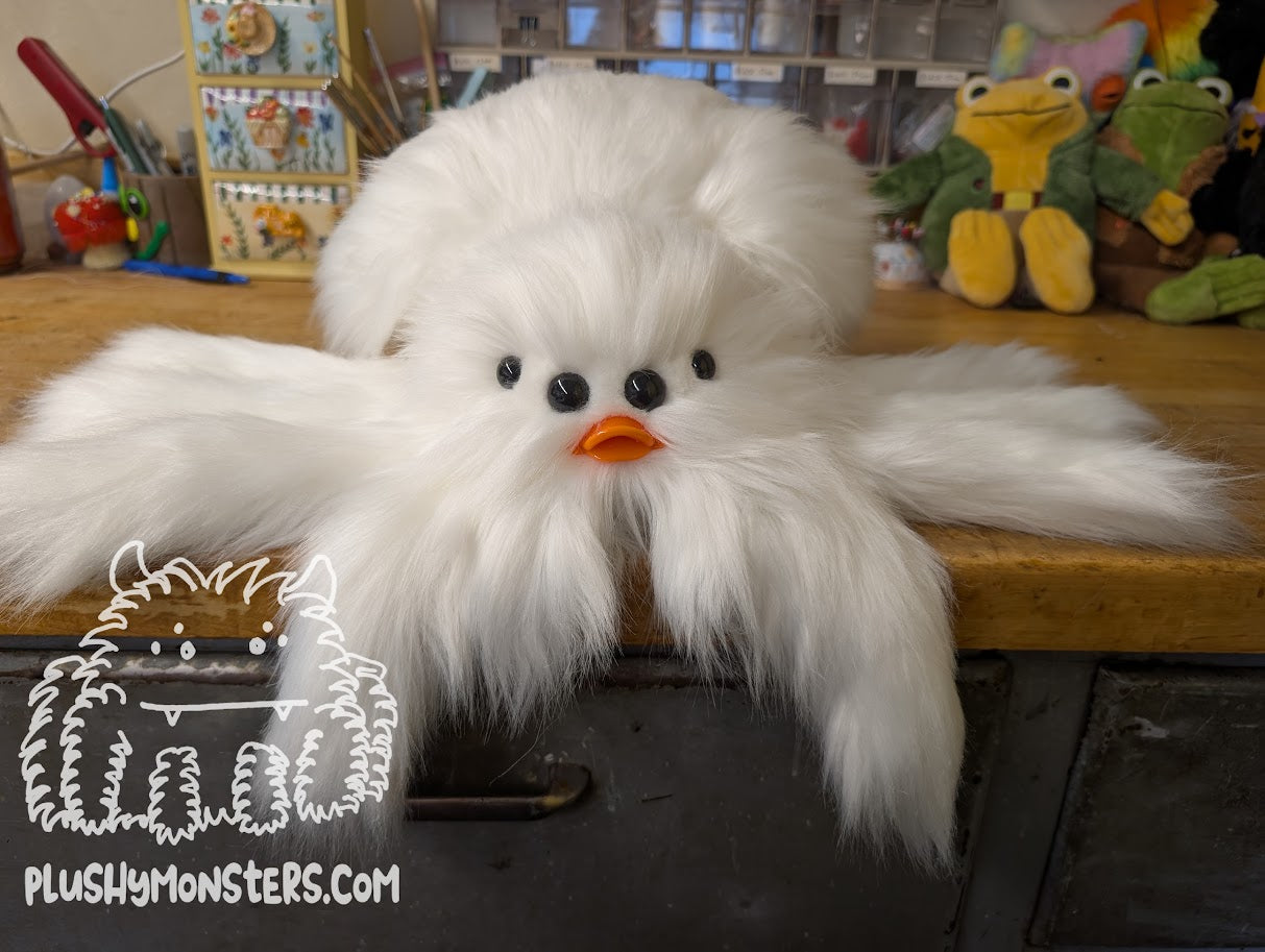 Lil' White Ducky! Duck Spider in Disguise! - Weighted Lil' Guy