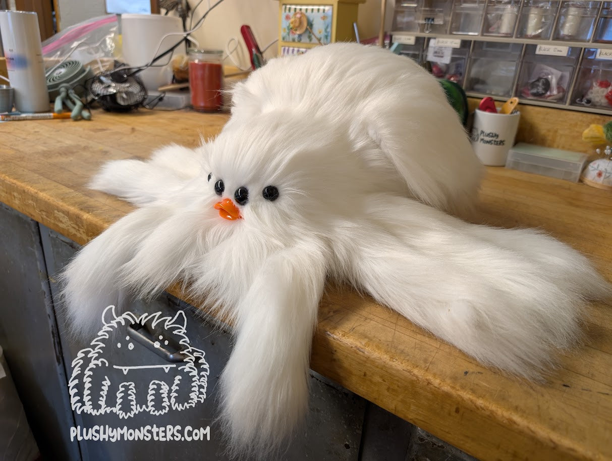 Lil' White Ducky! Duck Spider in Disguise! - Weighted Lil' Guy