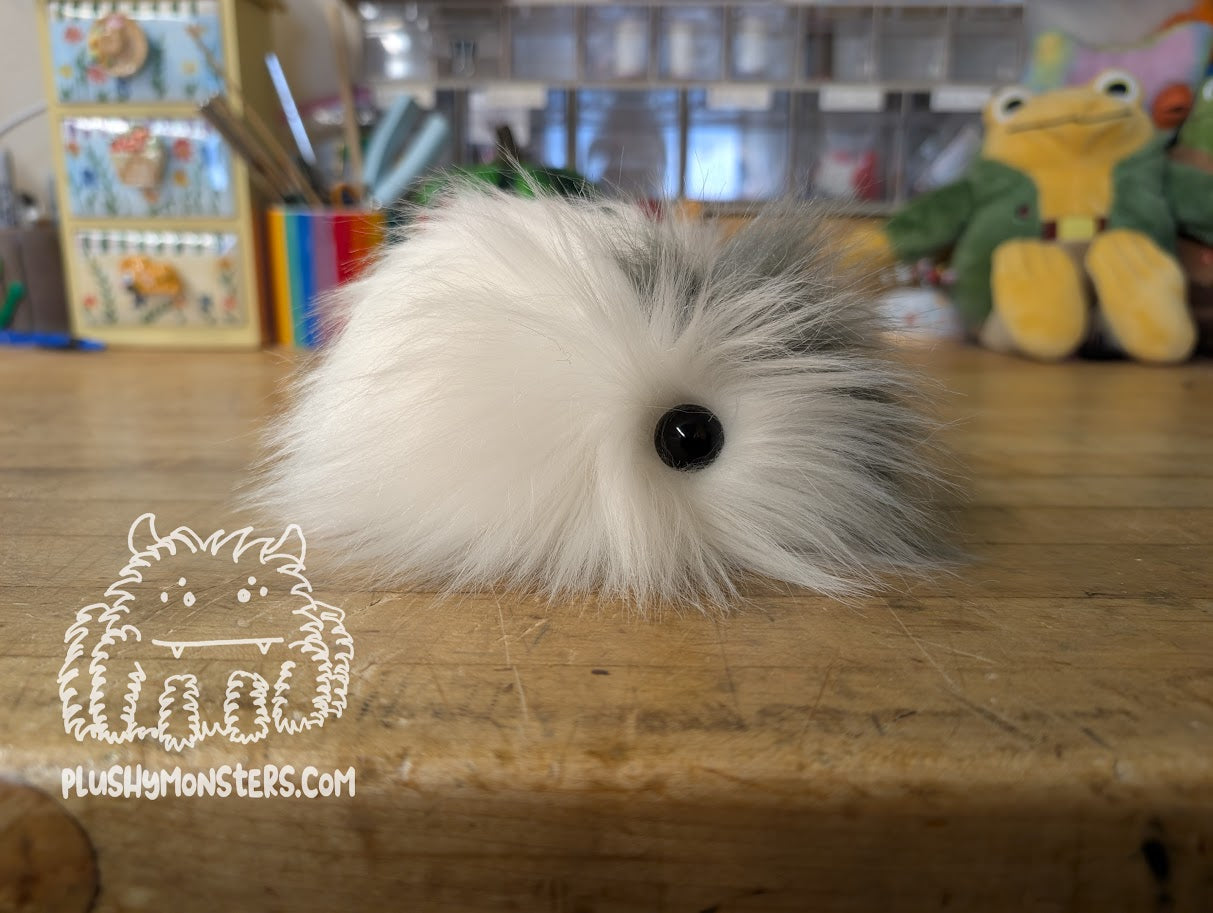 White and Gray Pill Bug! - Weighted Pill Bug