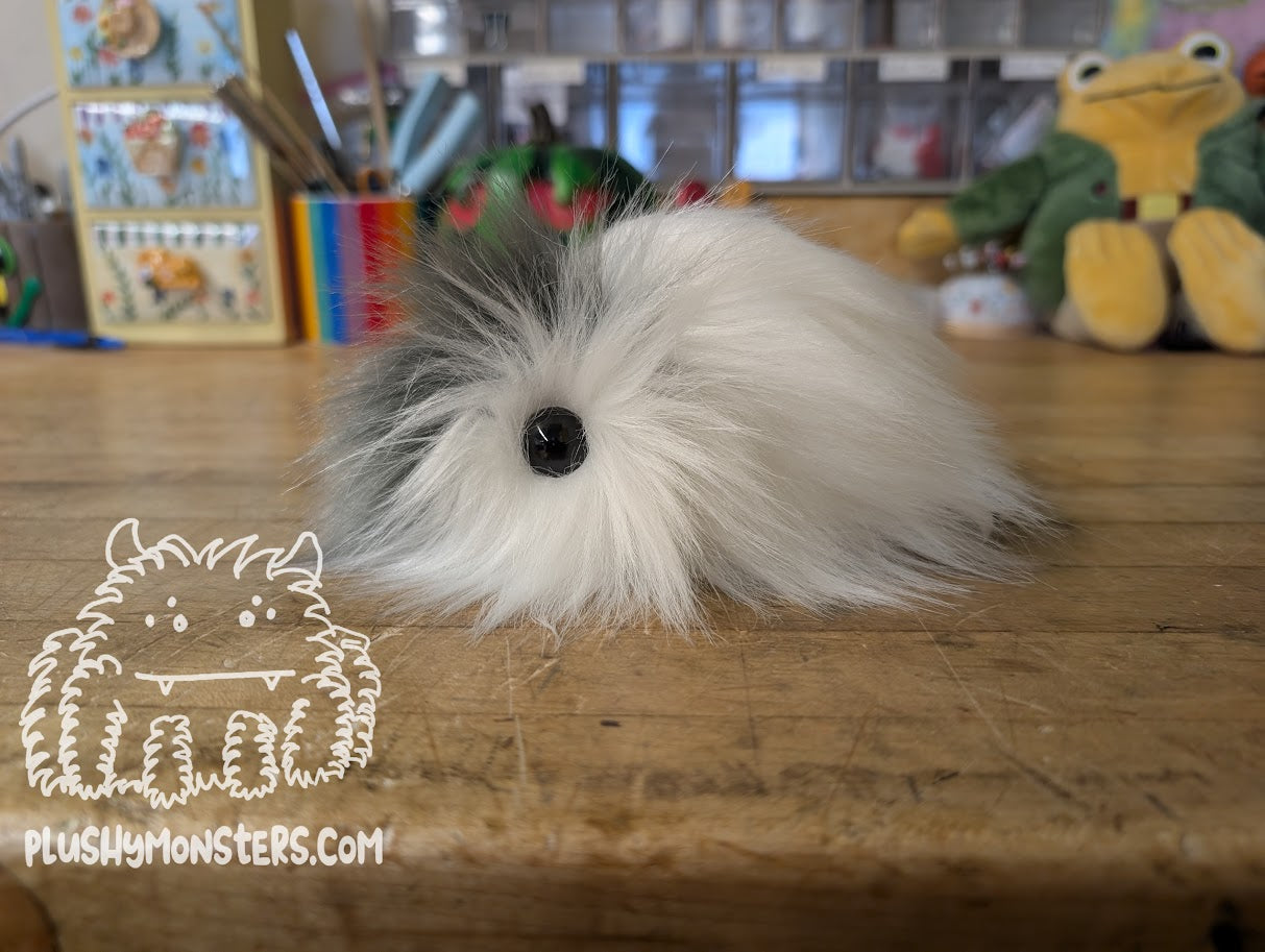 White and Gray Pill Bug! - Weighted Pill Bug