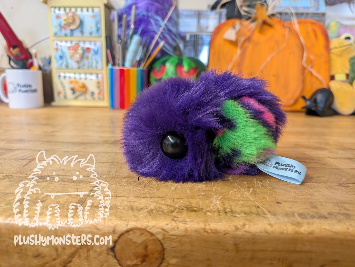 Purple Brightside Pill Bug! - Weighted Pill Bug