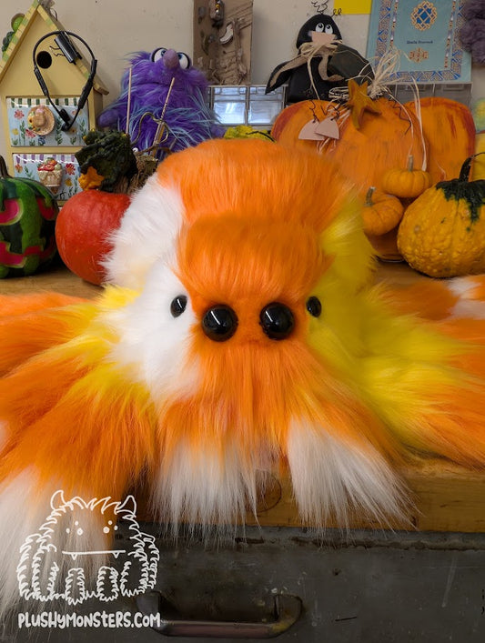 Lil' Candy Corn! - Candy Corn Spider in Disguise! - Weighted Lil' Guy
